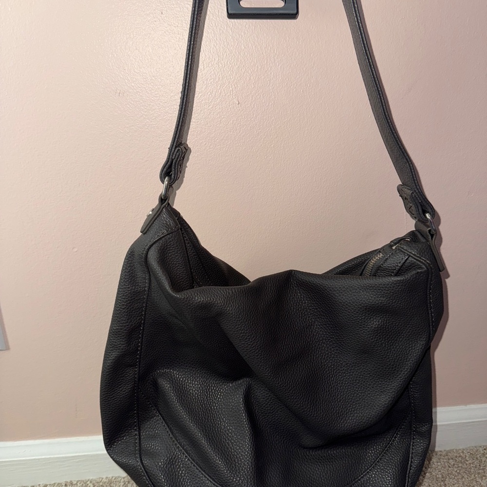Thirty-One Charcoal Hobo Bag